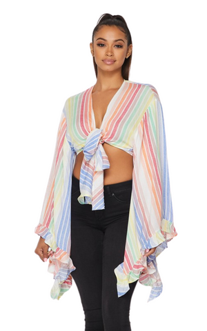 Pretty Prideful Wrap Top