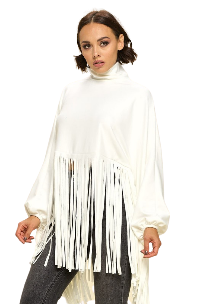 The Movement Fringe Sweater