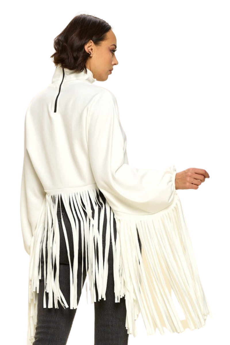 The Movement Fringe Sweater