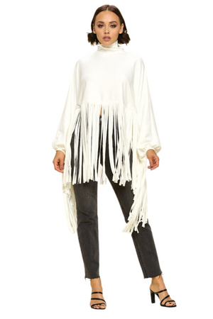 The Movement Fringe Sweater