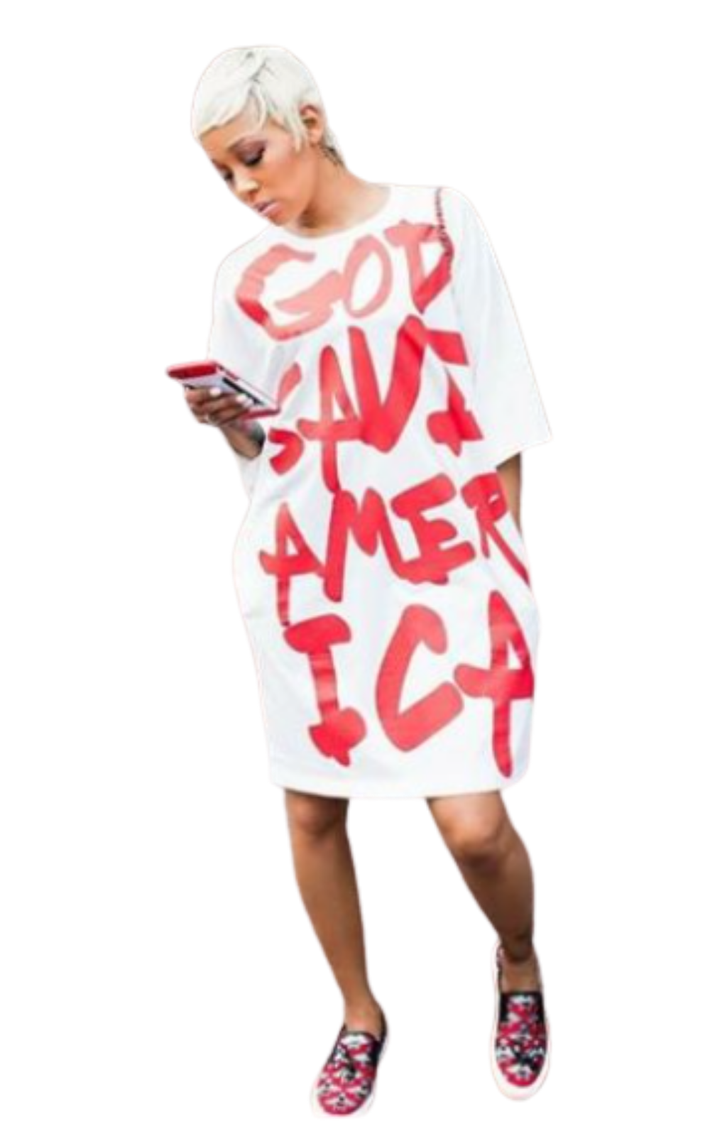 "GOD SAVE AMERICA" Dress