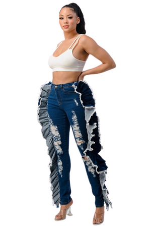 Bombshell in Bloom Denim Jeans